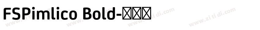 FSPimlico Bold字体转换
